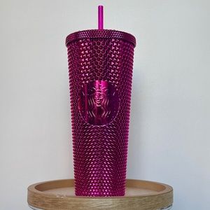 Pink Chrome Venti Starbucks Cup